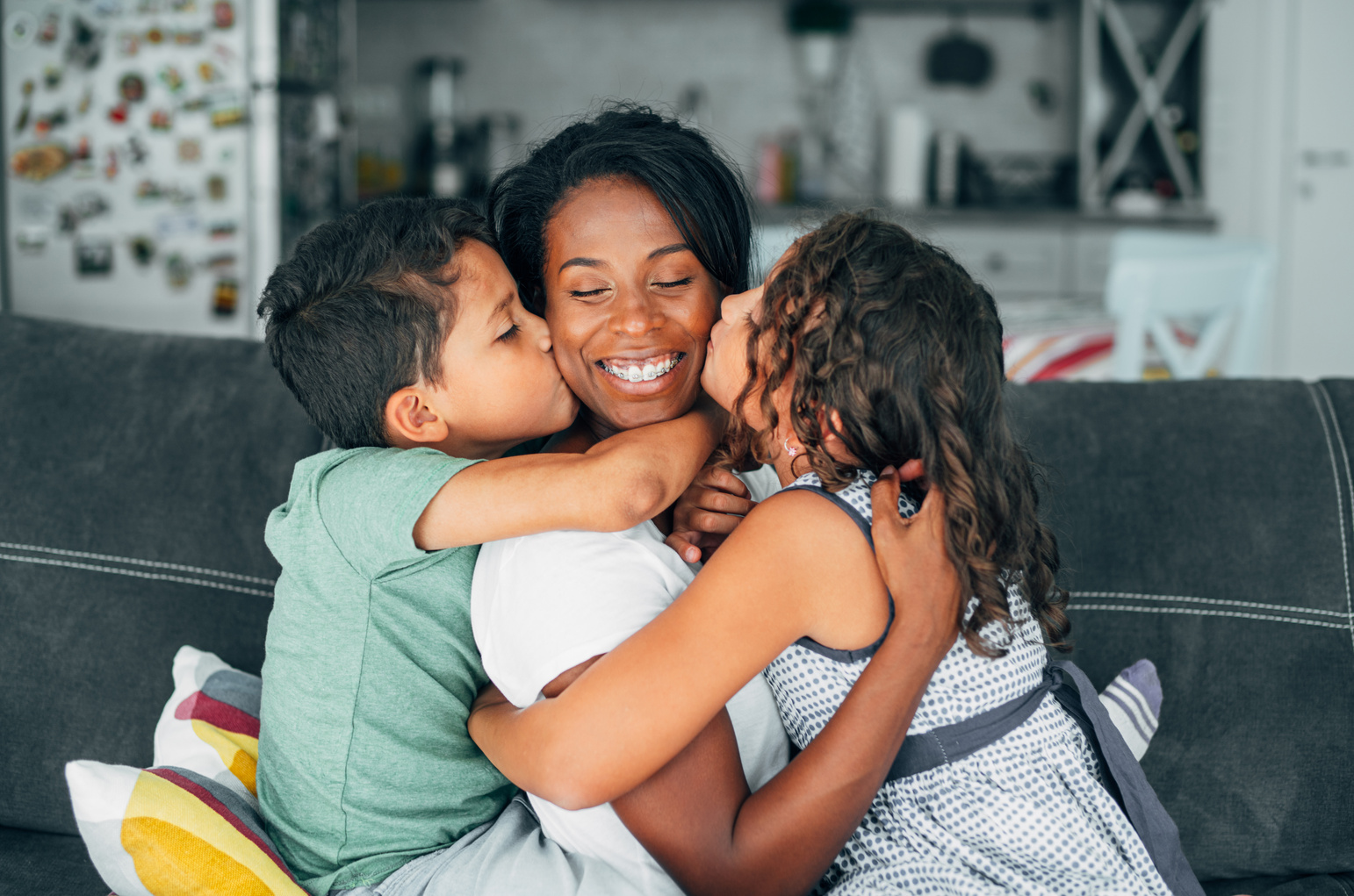 Family hug